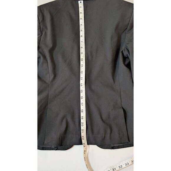 Express Blazer Womens Size 8 Black Single-Button Classic Business Academia - Picture 13 of 15